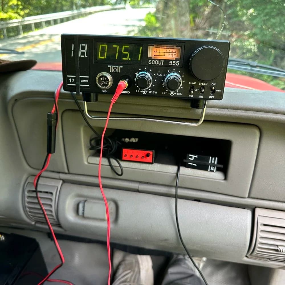 Activating with the NEW TenTec Scout 555!