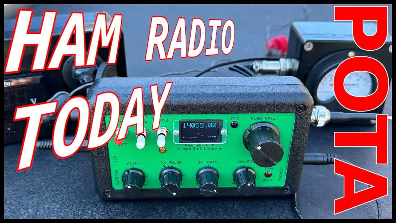 POTA Activation at DeSoto Falls State Park with the Penntek TR35