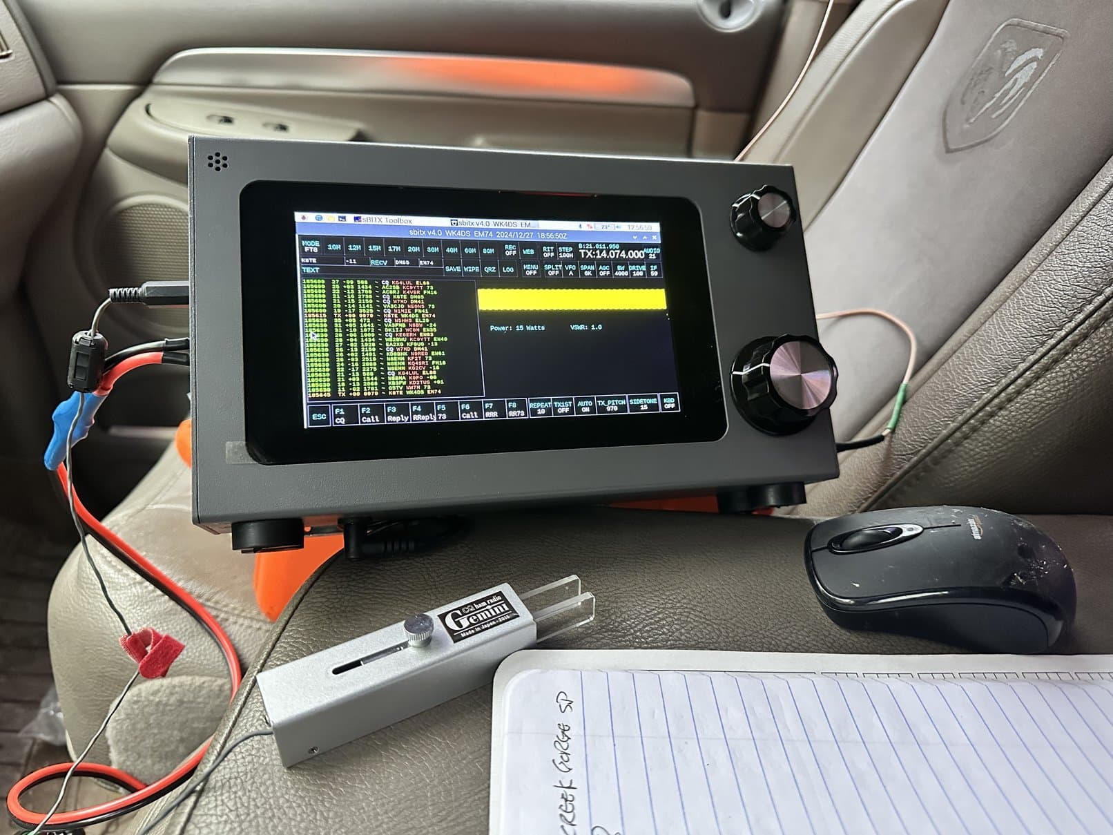 sBitx V4 Ham Radio at a pseudo new POTA park.